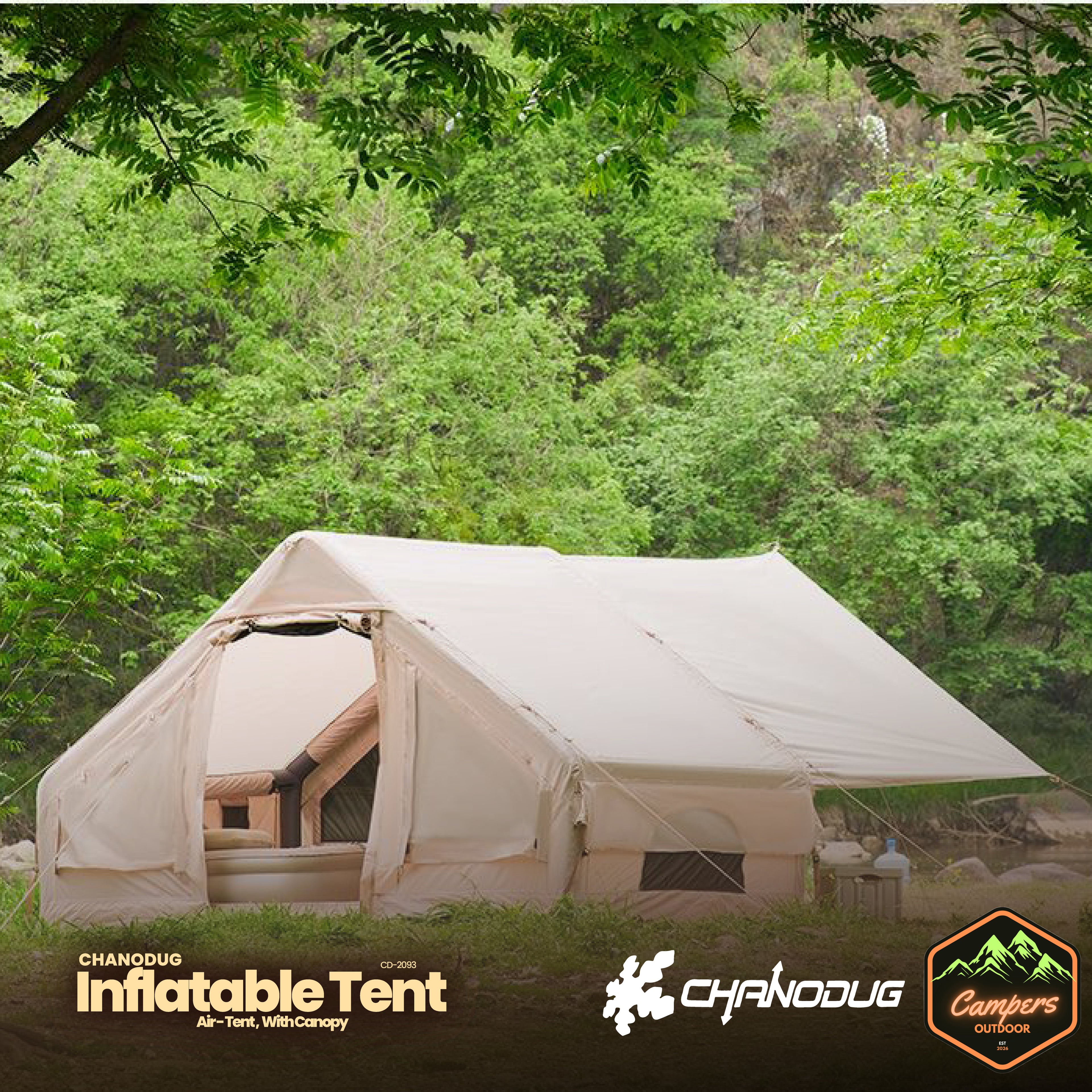 CHANODUG CD-2093 Inflatable Tent with Canopy