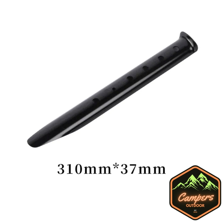 CHANODUG Black Ordinary Ground Nails Peg Luminous Rings on Ground Stakes